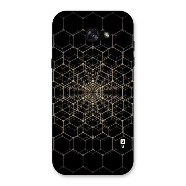 Gold Web Back Case for Galaxy A7 (2017)