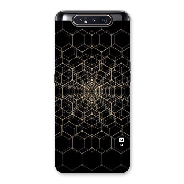 Gold Web Back Case for Galaxy A80