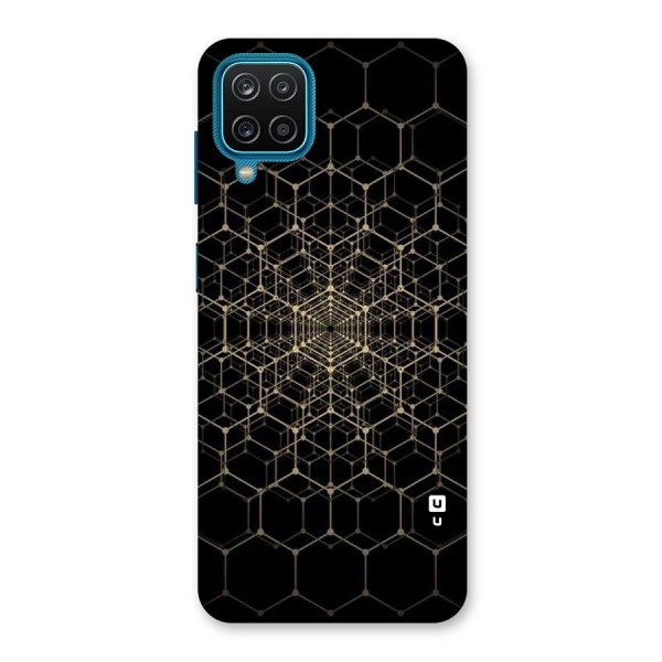 Gold Web Back Case for Galaxy F12