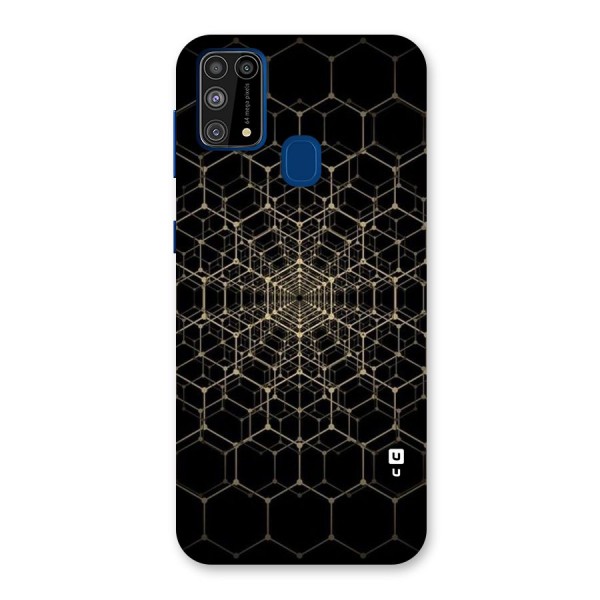 Gold Web Back Case for Galaxy F41