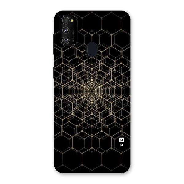 Gold Web Back Case for Galaxy M21