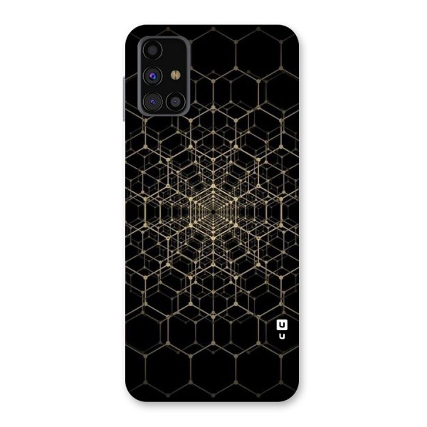 Gold Web Back Case for Galaxy M31s