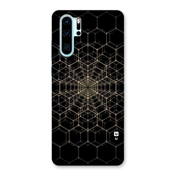 Gold Web Back Case for Huawei P30 Pro