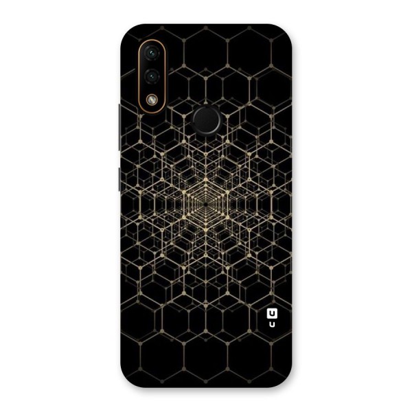 Gold Web Back Case for Lenovo A6 Note