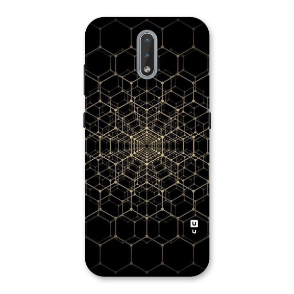 Gold Web Back Case for Nokia 2.3