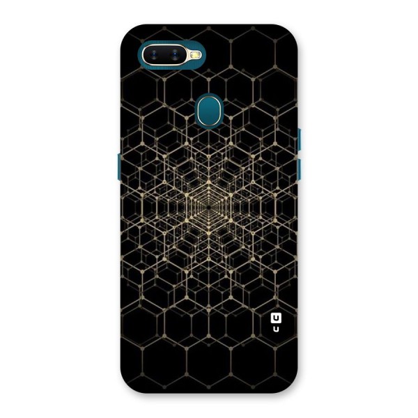 Gold Web Back Case for Oppo A12