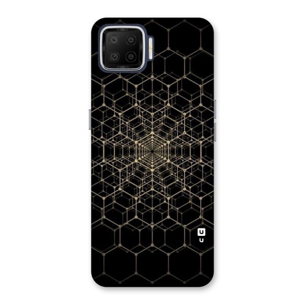 Gold Web Back Case for Oppo F17