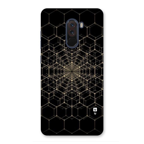 Gold Web Back Case for Poco F1