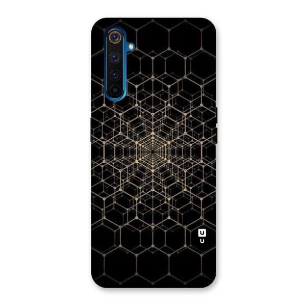 Gold Web Back Case for Realme 6 Pro