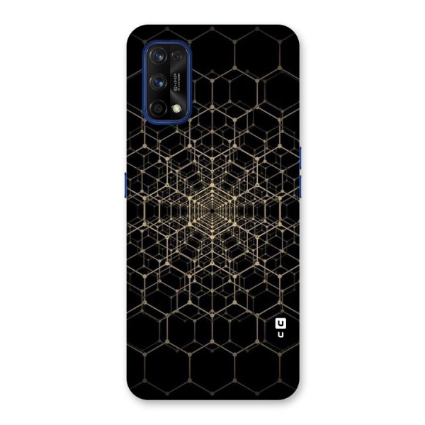 Gold Web Back Case for Realme 7 Pro