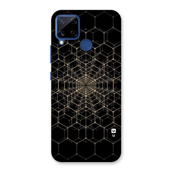 Gold Web Back Case for Realme C12