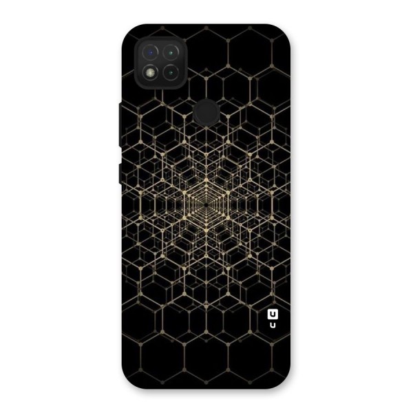 Gold Web Back Case for Redmi 9C