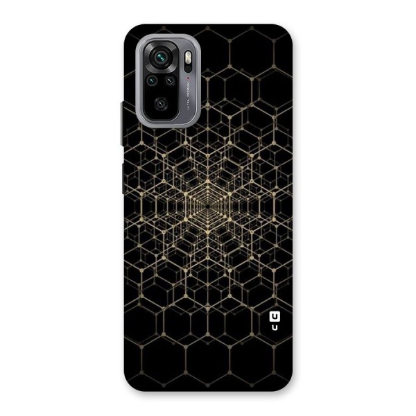 Gold Web Back Case for Redmi Note 10