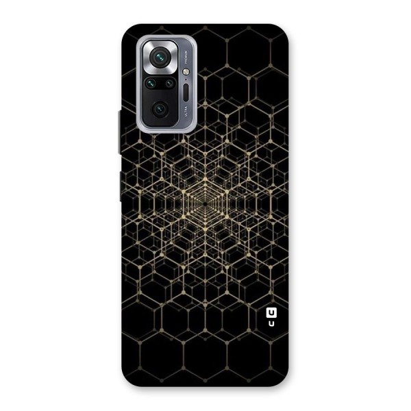Gold Web Back Case for Redmi Note 10 Pro