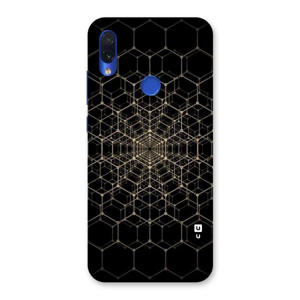 Gold Web Back Case for Redmi Note 7