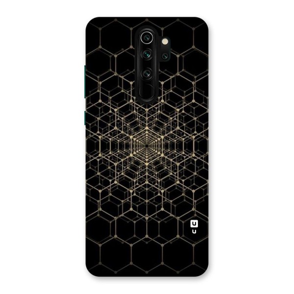 Gold Web Back Case for Redmi Note 8 Pro