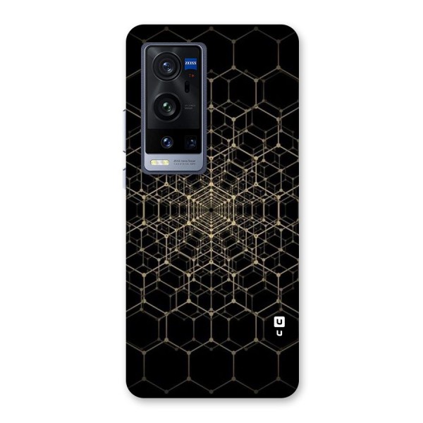 Gold Web Back Case for Vivo X60 Pro Plus