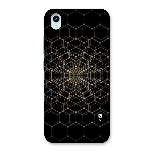 Gold Web Back Case for Vivo Y1s