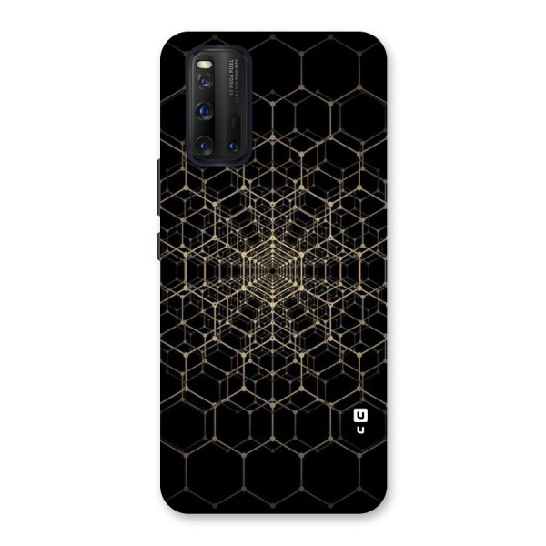 Gold Web Back Case for Vivo iQOO 3