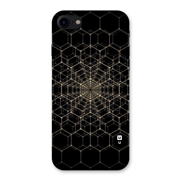 Gold Web Back Case for iPhone SE 2020