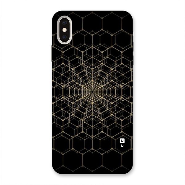 Gold Web Back Case for iPhone XS Max