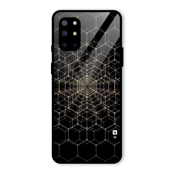 Gold Web Glass Back Case for OnePlus 8T