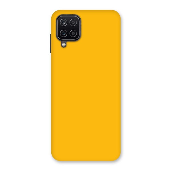 Gold Yellow Back Case for Galaxy A12