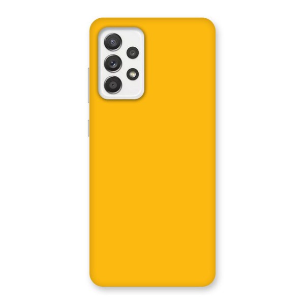 Gold Yellow Back Case for Galaxy A52