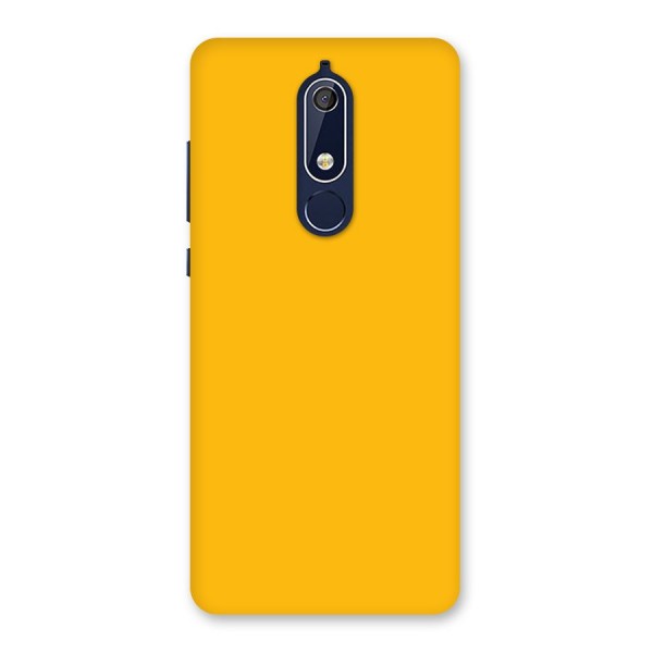 Gold Yellow Back Case for Nokia 5.1