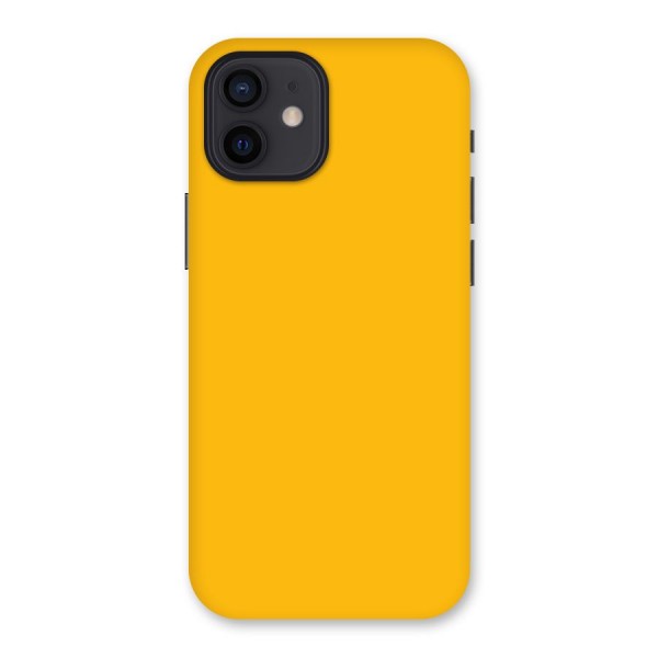 Gold Yellow Back Case for iPhone 12