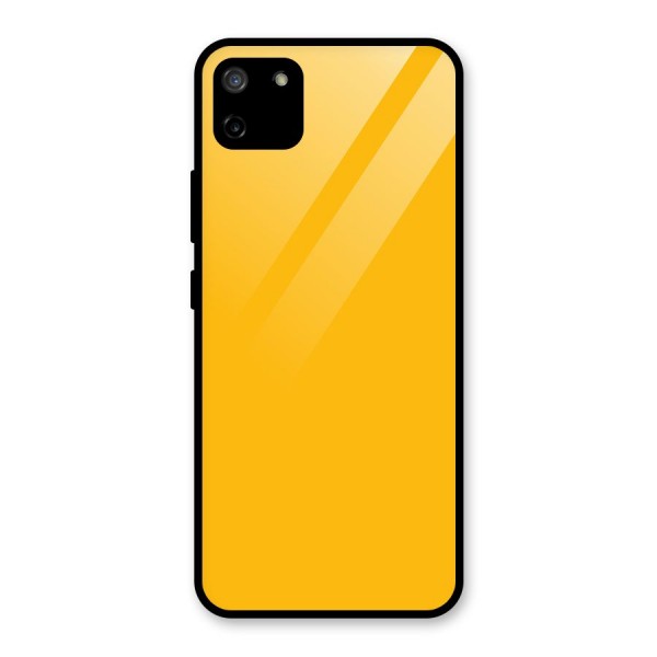 Gold Yellow Glass Back Case for Realme C11