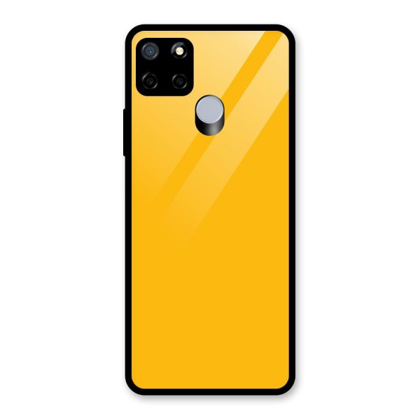 Gold Yellow Glass Back Case for Realme C12