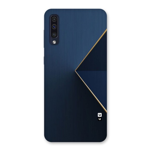 Golden Blue Triangle Back Case for Galaxy A50