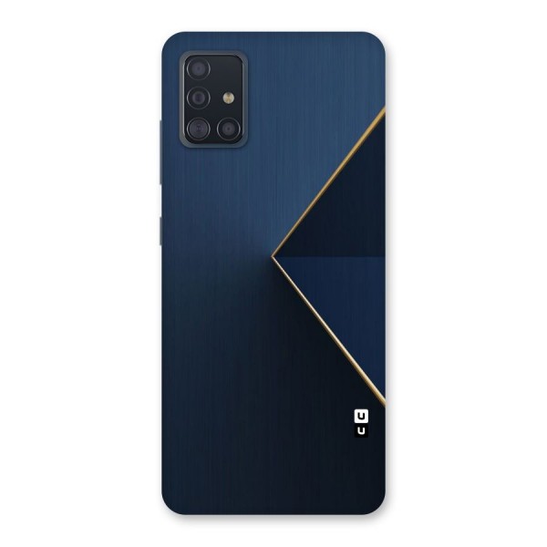 Golden Blue Triangle Back Case for Galaxy A51