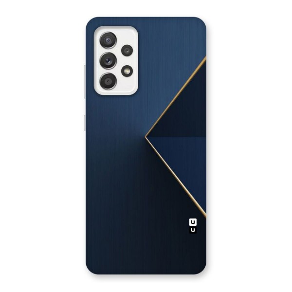 Golden Blue Triangle Back Case for Galaxy A52