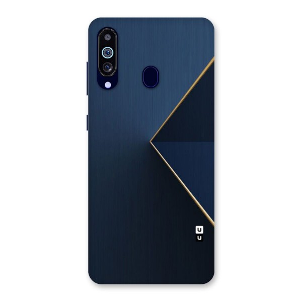 Golden Blue Triangle Back Case for Galaxy A60