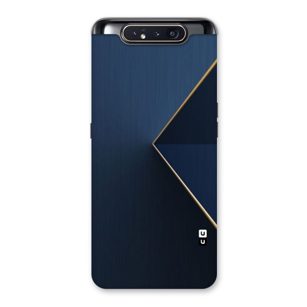 Golden Blue Triangle Back Case for Galaxy A80