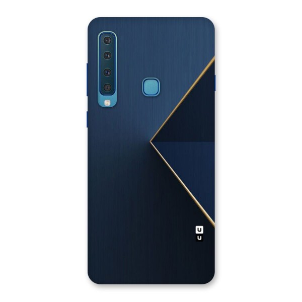 Golden Blue Triangle Back Case for Galaxy A9 (2018)