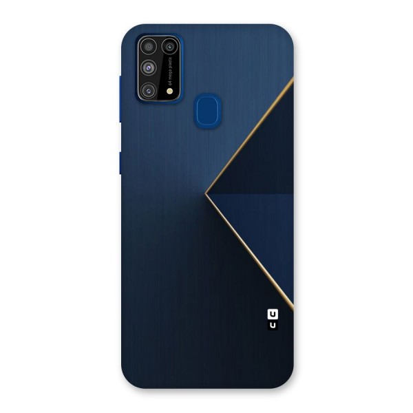 Golden Blue Triangle Back Case for Galaxy F41