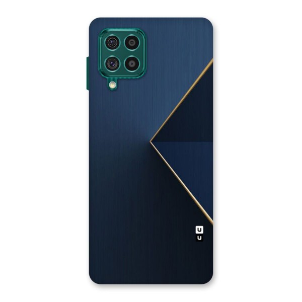 Golden Blue Triangle Back Case for Galaxy F62