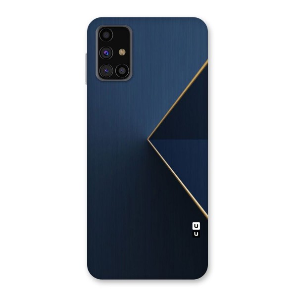 Golden Blue Triangle Back Case for Galaxy M31s