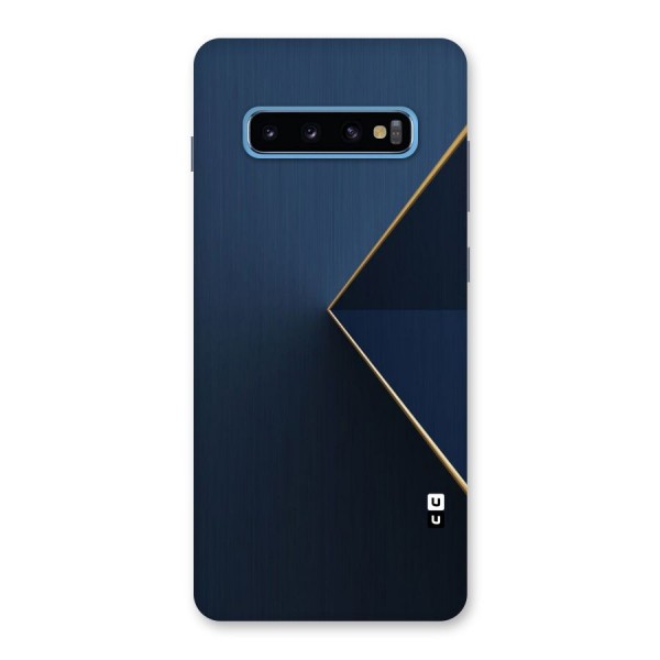 Golden Blue Triangle Back Case for Galaxy S10 Plus