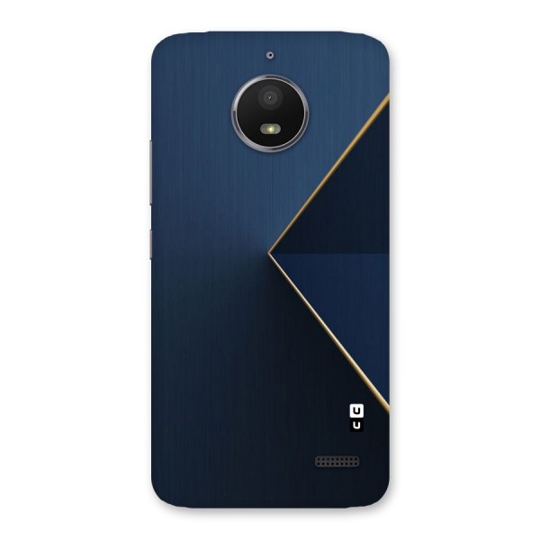 Golden Blue Triangle Back Case for Moto E4