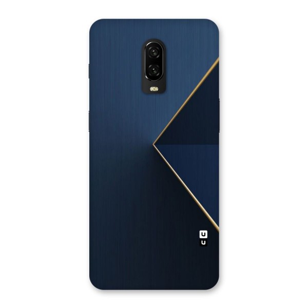 Golden Blue Triangle Back Case for OnePlus 6T