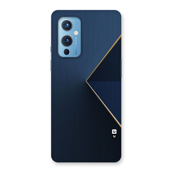 Golden Blue Triangle Back Case for OnePlus 9