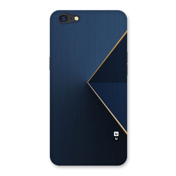 Golden Blue Triangle Back Case for Oppo A71