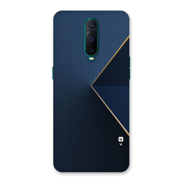 Golden Blue Triangle Back Case for Oppo R17 Pro