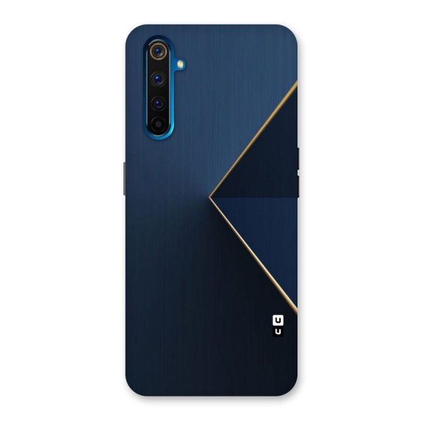 Golden Blue Triangle Back Case for Realme 6 Pro