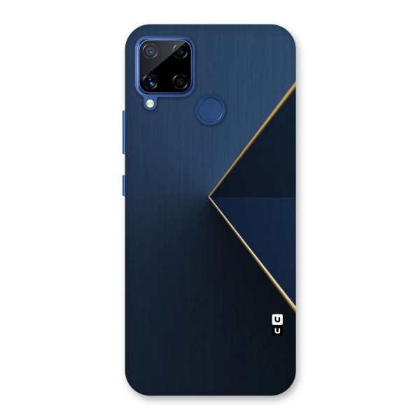 Golden Blue Triangle Back Case for Realme C12