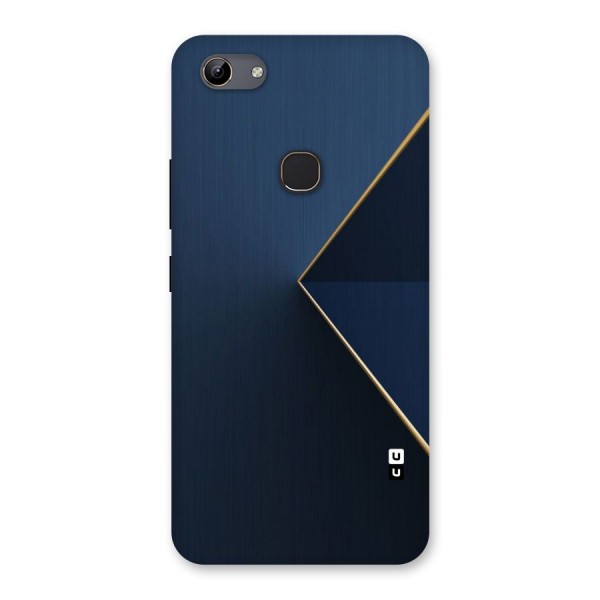 Golden Blue Triangle Back Case for Vivo Y81